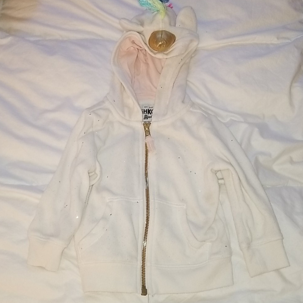 Oshkosh Unicorn Hoodie. Size 6-9 months.